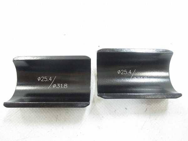 ハンドルクランプシム 25.4→31.8mm