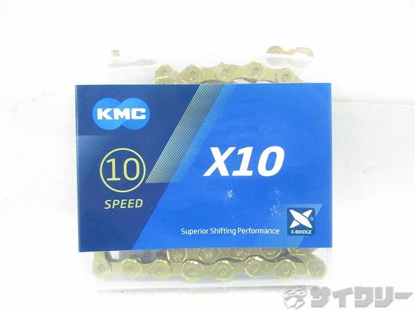 チェーン X10 10s 116L TI-ゴールド