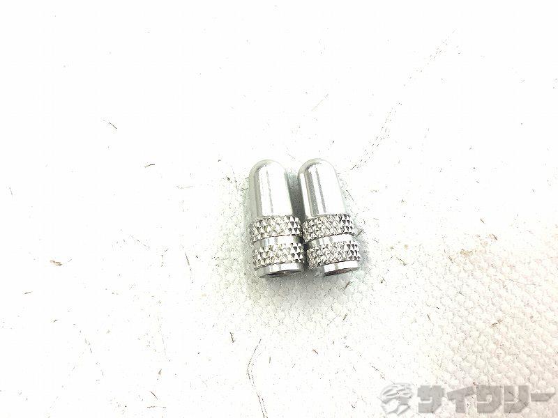 CNCアルミバルブキャップ 仏式 SILVER