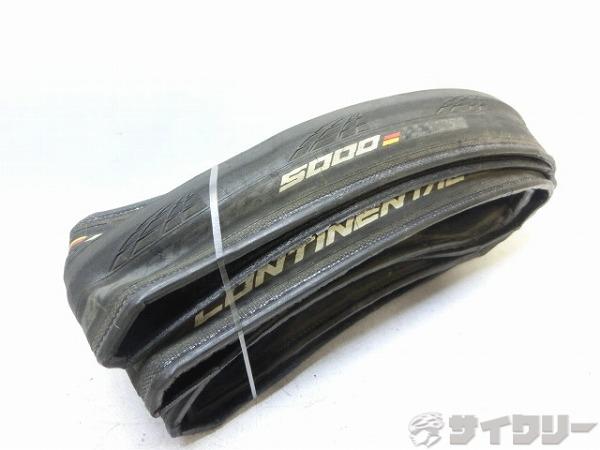 タイヤ GRANDPRIX5000 700×25C 摩耗
