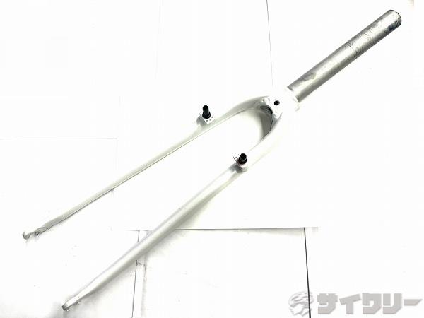 フロントフォーク ホワイト 700c Vブレーキ対応