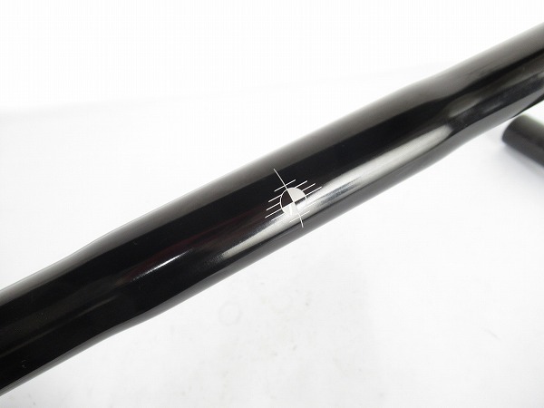 ドロップハンドル　ブラック　26.0mm/400mm（芯芯/エンド部）