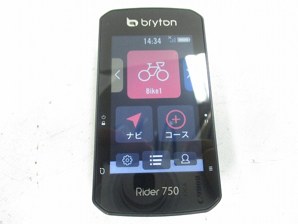 GPSサイクルコンピューター RIDER 750