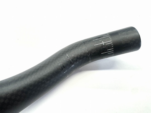 カーボンブルホーンハンドル 約400mm（エンドC-C実測)/31.8mm