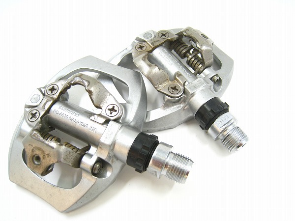 片面ビンディングペダル PD-A530 SPD シルバー