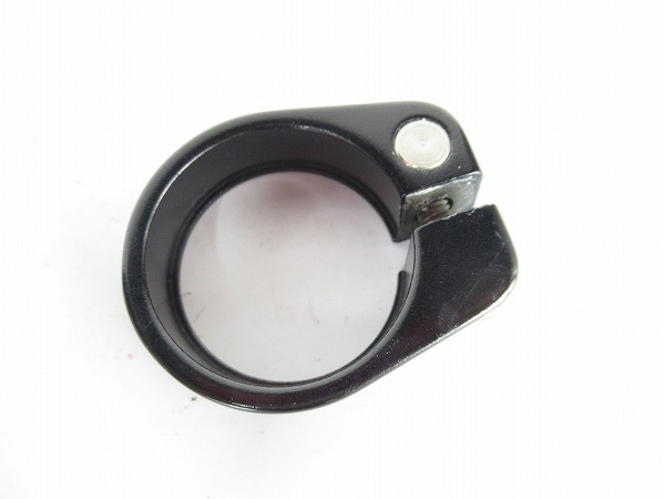 シートクランプ　ボルトタイプ　ブラック　実測内径：35mm