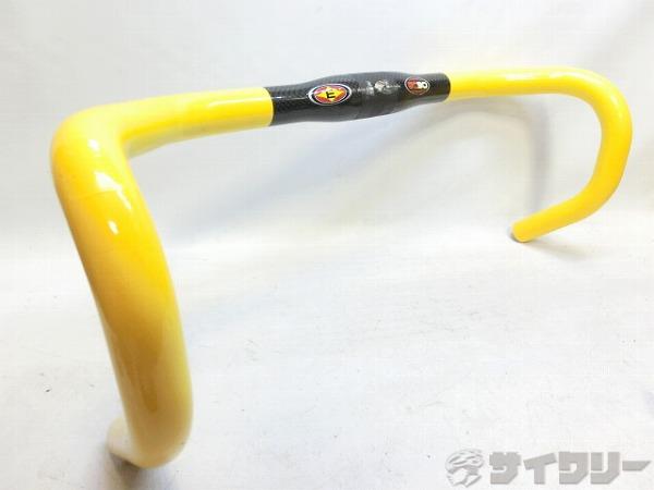 カーボンドロップハンドル EC90 イエロー 420mm/φ31.8mm