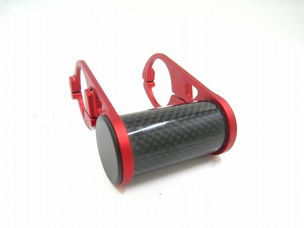 カーボンアクセサリーマウント 31.8mm レッド