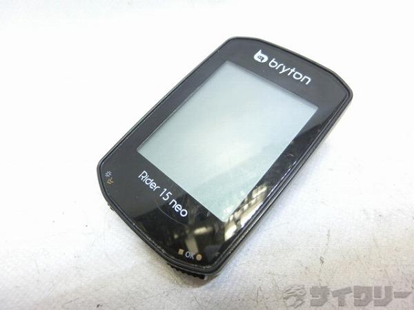 GPSサイクルコンピューター RIDER 15 NEO
