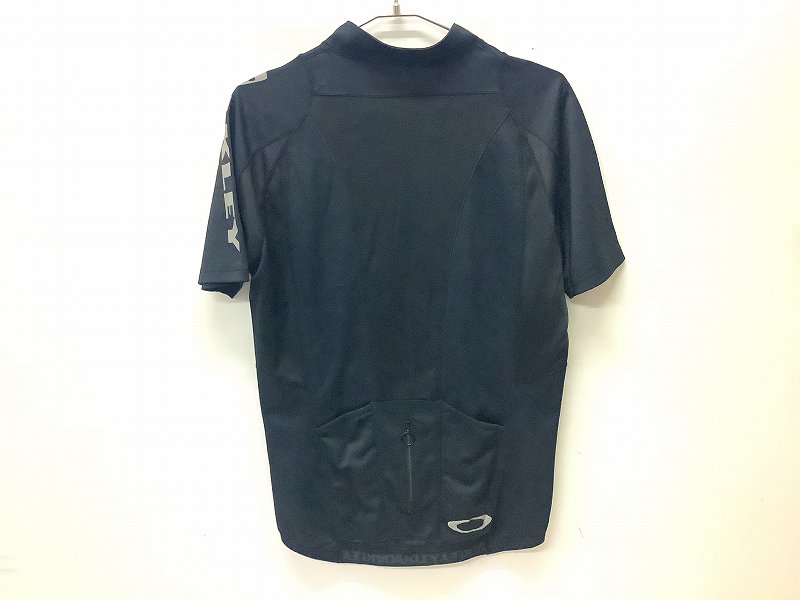 半袖サイクルジャージ ブラック Lサイズ ※破れあり。