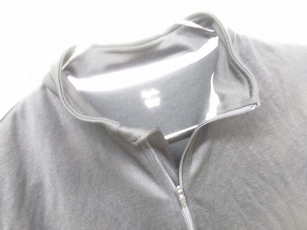 長袖フルジップジャージ LONG SLEEVE JERSEY M ブラック