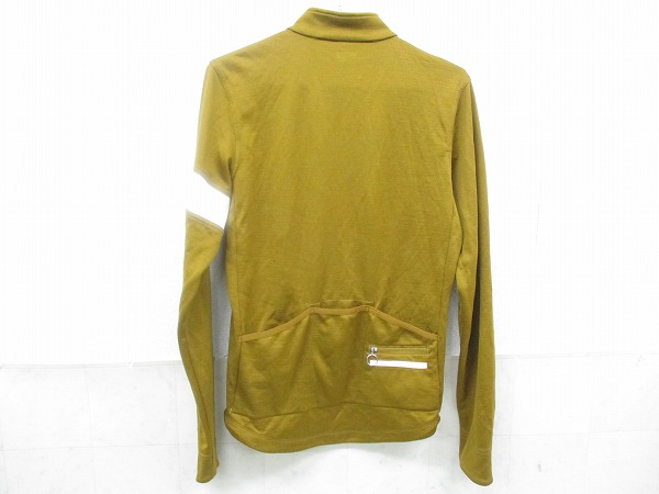長袖フルジップジャージ LONG SLEEVE JERSEY ブラウン サイズ不明（M-L位）