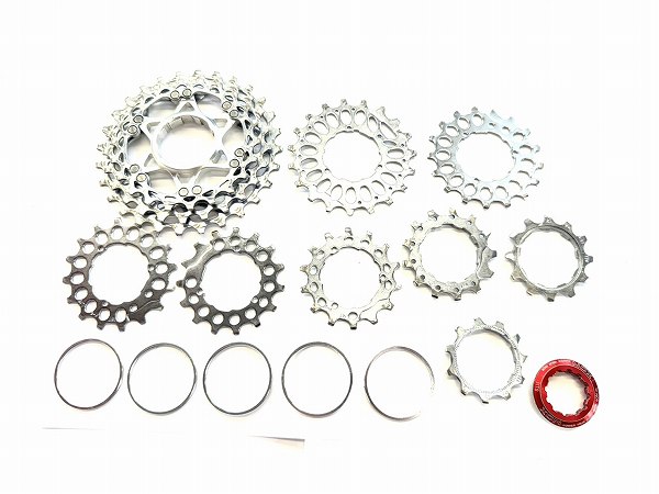 スプロケット 11-28T 11s ロックリング換装