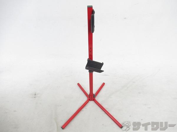 ディスプレイスタンド　レッド　ステーひっかけタイプ