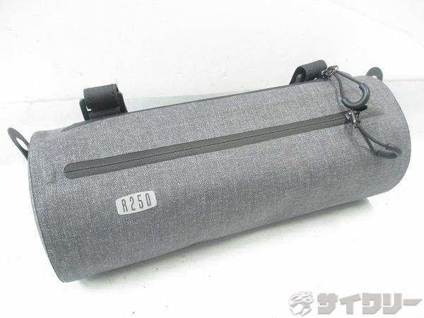 防水ドラム型フロントバッグ グレー