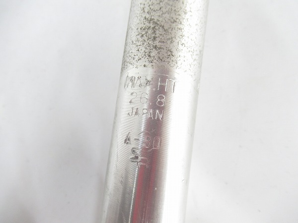 シートポスト　CT　シルバー　26.8mm/195mm