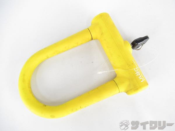 U字ロック　イエロー　鍵1個のみ