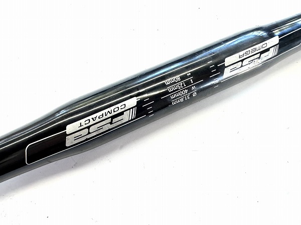 ドロップハンドル OMEGA COMPACT 約400mm（エンドC-C実測）/31.8mm 