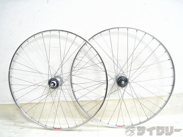 ピストホイールセット RED/GOLD DURA-ACEハブ NJS