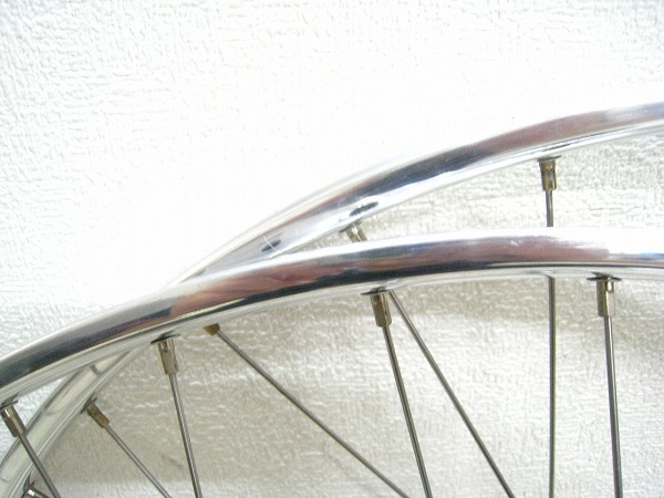 ピストホイールセット RED/GOLD DURA-ACEハブ NJS