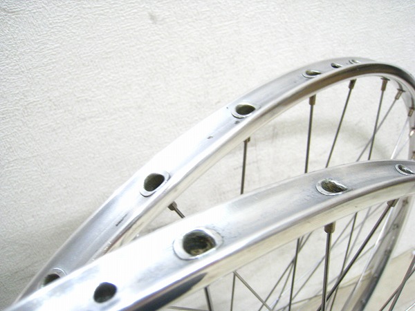 ピストホイールセット RED/GOLD DURA-ACEハブ NJS