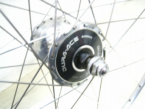 ピストホイールセット RED/GOLD DURA-ACEハブ NJS