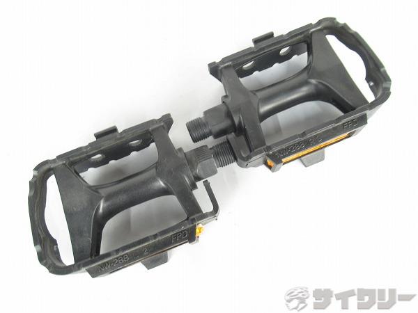 フラットぺダル　NW-288　ブラック　樹脂製　※クリップ欠品