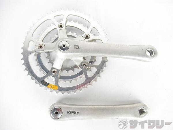 トリプル用クランク　FC-MT60　Deore　シルバー　48/36/24T　スクエア