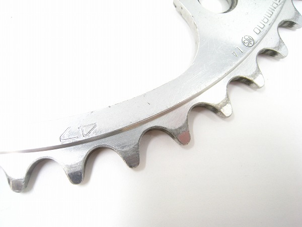 トラックチェーンリング DURA-ACE NJS 47T 144mm 厚歯