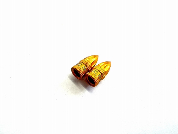バルブキャップ 仏式 ゴールド