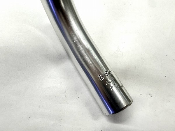 ドロップハンドル B185 約420mm（エンドC-C実測）/26mm シルバー