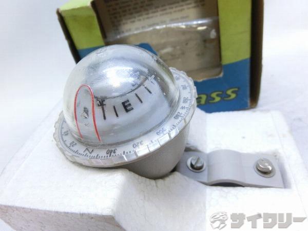 自転車用方位磁石 CYCLE COMPASS グレー