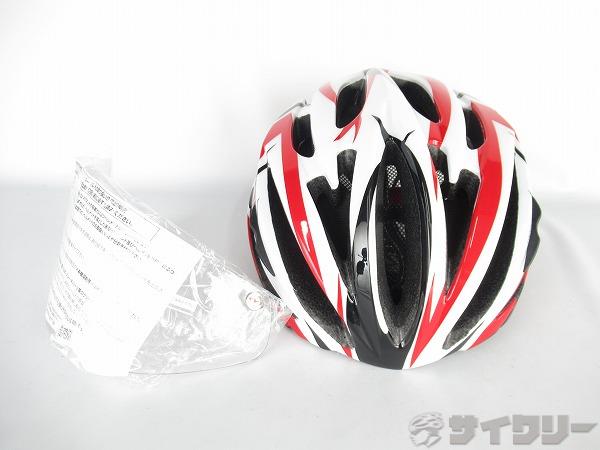 ヘルメット　G-307V　FURY　レッド/ホワイト/ブラック　54-60cm　2018年製造