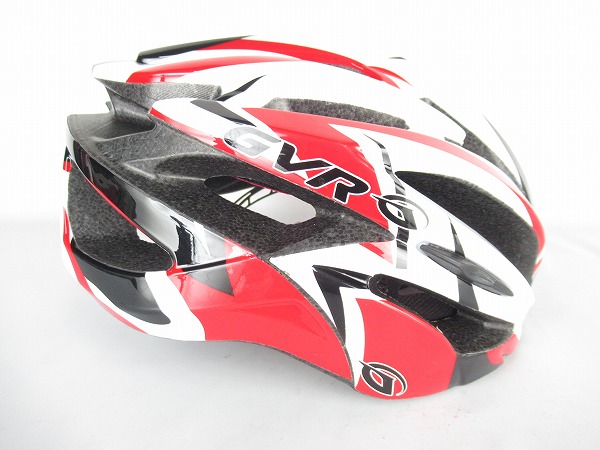 ヘルメット　G-307V　FURY　レッド/ホワイト/ブラック　54-60cm　2018年製造