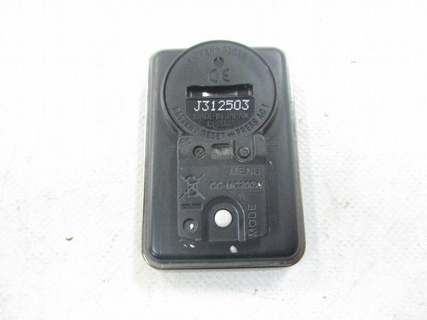 サイクルコンピューター CC-MC200W 本体のみ（電池欠品）