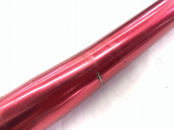 フラットバーハンドル レッド 25.4/480mm ※カットあり