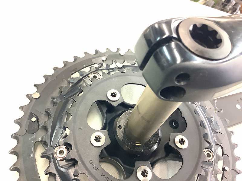 クランクセット 105 FC-5703 50/39/30T 165mm ※欠品