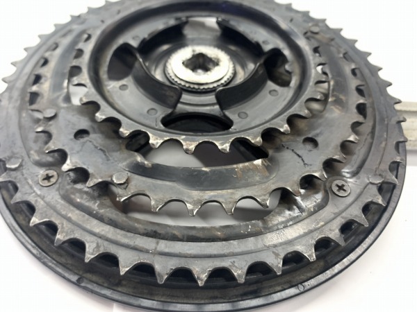 クランクセット FC-TX71 48/38/28T 170mm ※強い使用感あり