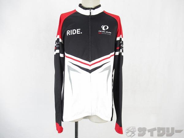長袖ジャージ　2015年秋冬モデル　RIDE　ブラック/ホワイト/レッド　XLサイズ