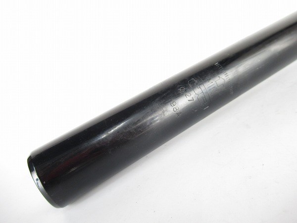 シートポスト　ブラック/シルバー　27.2mm/350mm