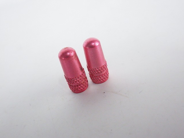 アルミバルブキャップ 仏式 ピンク