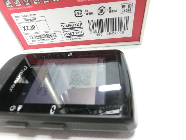 GPS サイクルコンピューター　SGX-CA600