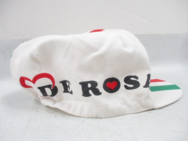 サイクルキャップ DEROSA イタリアンホワイト