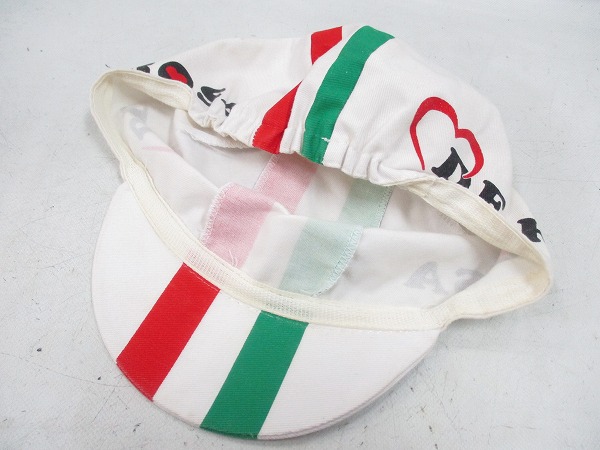 サイクルキャップ DEROSA イタリアンホワイト