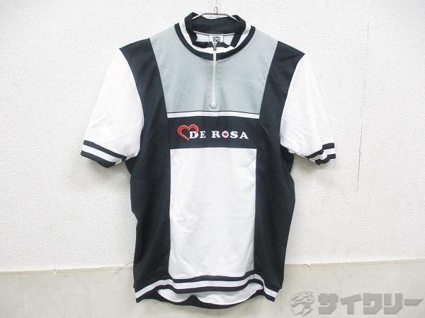半袖ハーフジップジャージ DEROSA 1953 Sサイズ ※破損有