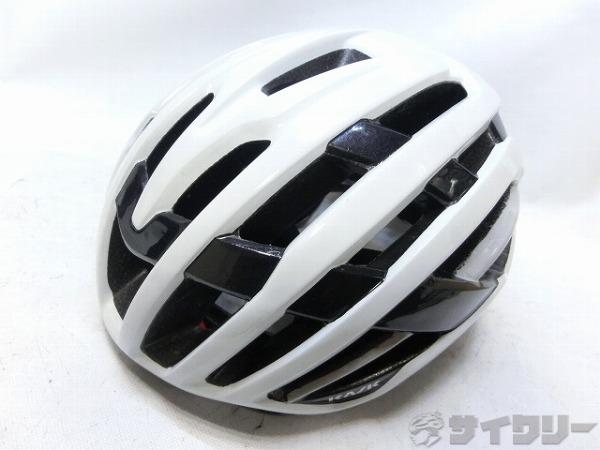 ヘルメット VALEGRO 52-58㎝ ホワイト ※クッション劣化