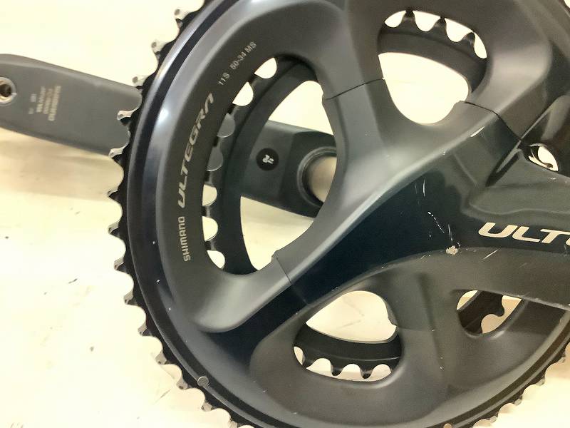 クランクセット　ULTEGRA FC-R8000 50/34T 165mm ※ペダル固着