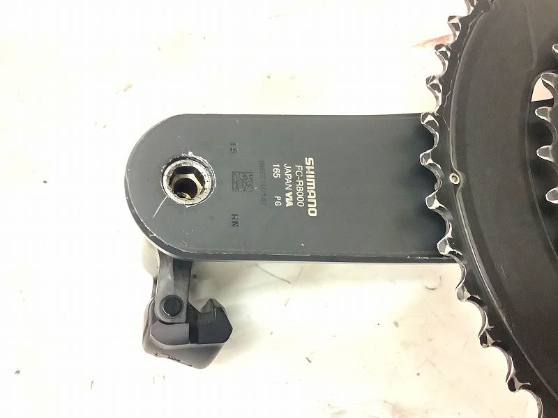 クランクセット　ULTEGRA FC-R8000 50/34T 165mm ※ペダル固着