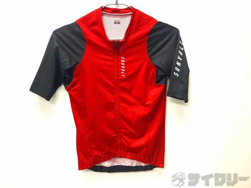 半袖ジャージ S　RED/BLK