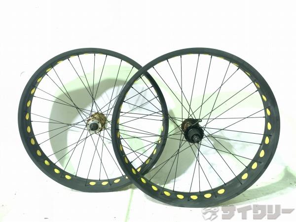 ファットバイク用ホイールセット 26インチ 135/170mm シマノフリー8-10s